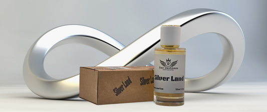 Unisex 50ml Silver Land by Ray-Dashnees, luxury Tobacco Vanille clone, long-lasting and refined perfume
