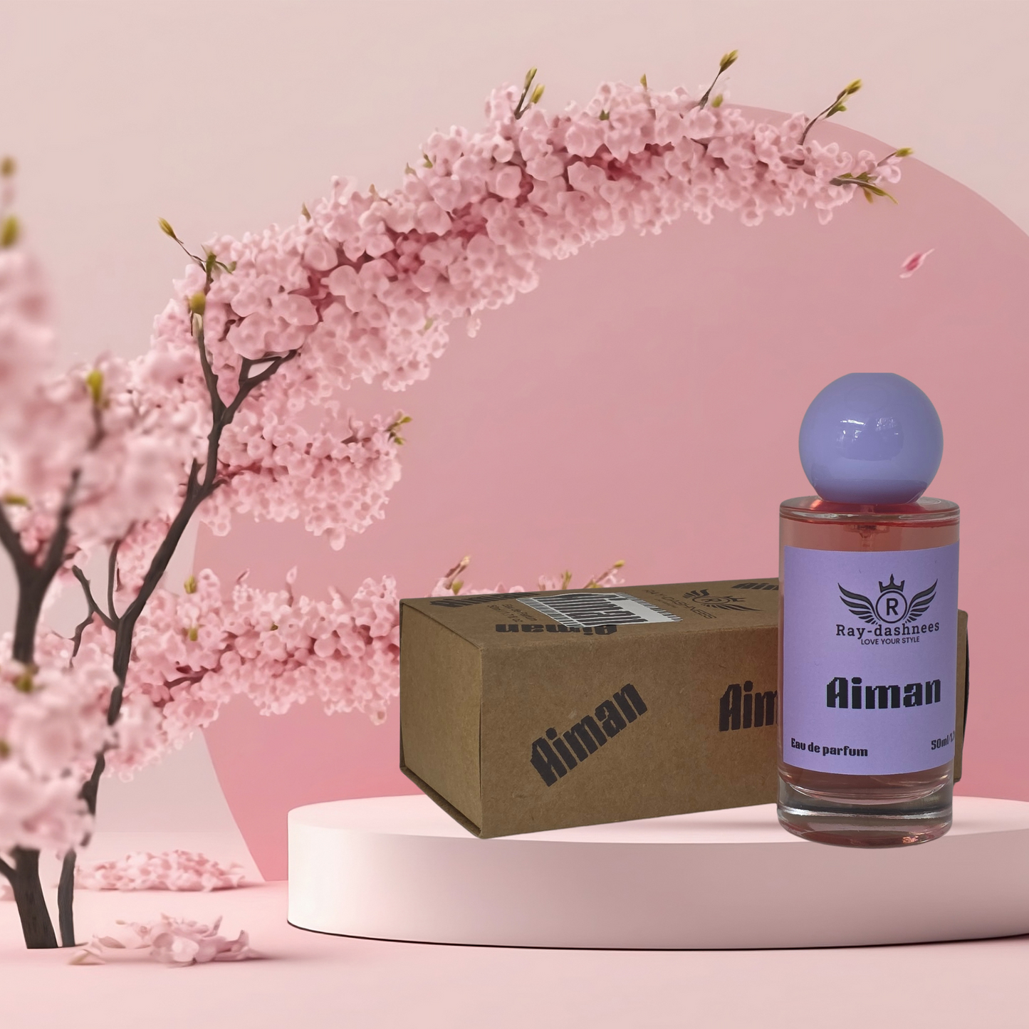 Aiman 50ml women’s fragrance by Ray-Dashnees, inspired by Miss Dior, classy and timeless perfume