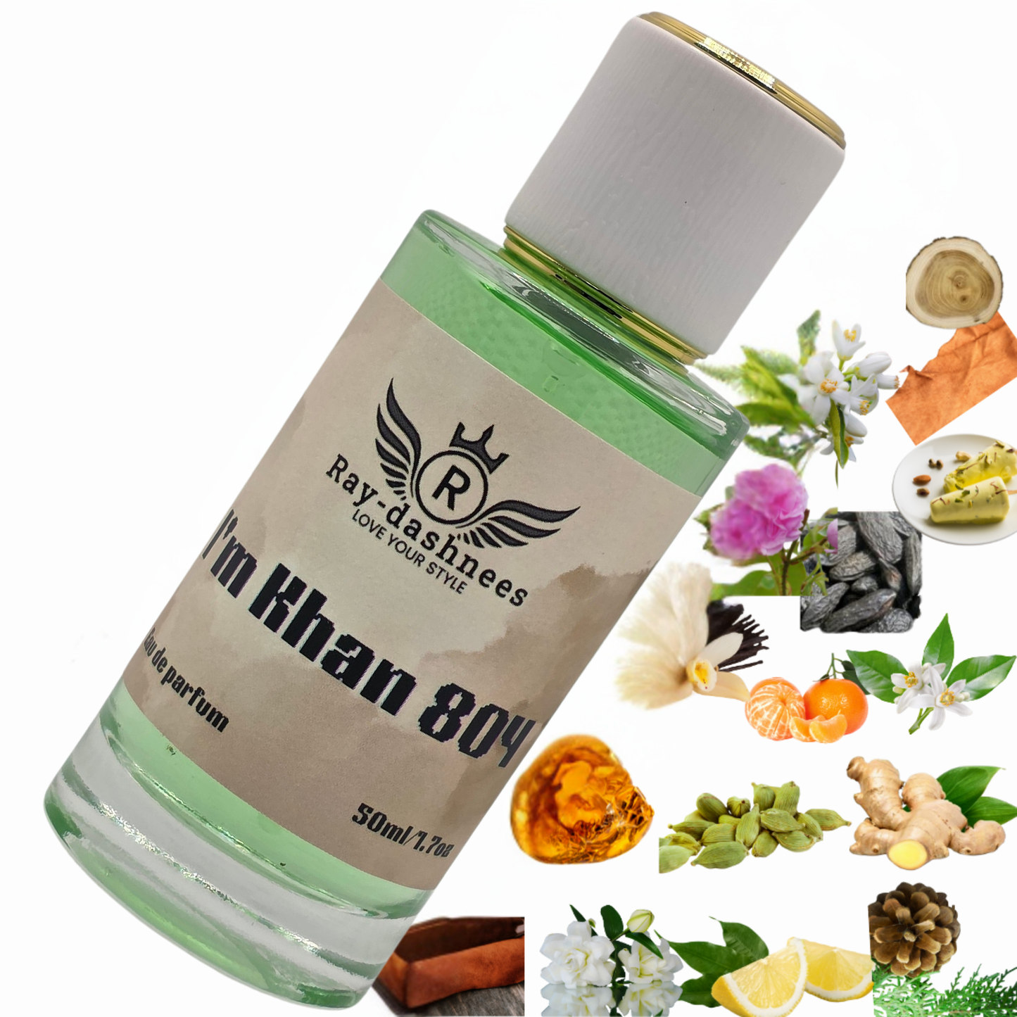 I’m Khan 804 by Ray-Dashnees, 50ml men’s perfume inspired by Tom Ford Noir Extreme, bold and elegant scent