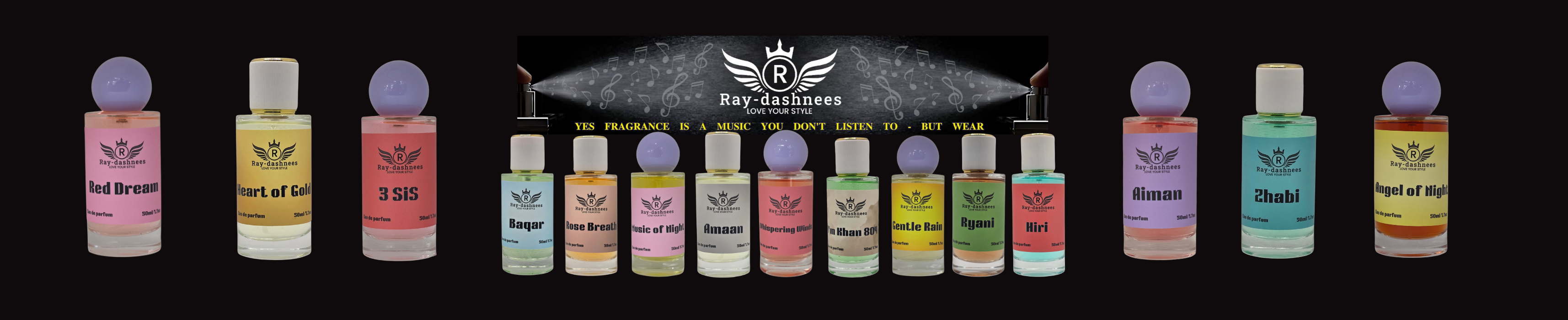 Discover Ray-Dashnees perfumes. Affordable alternatives to designer fragrances, crafted with lasting quality. Luxury scents under $30.