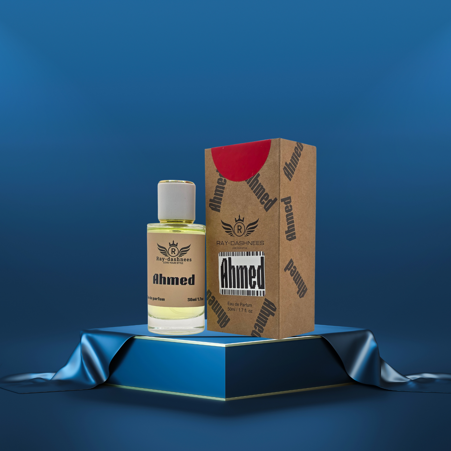Ahmed by Ray-Dashnees, niche Santal 33 clone for men and women, 50ml premium elegant perfume under $50, for men and women