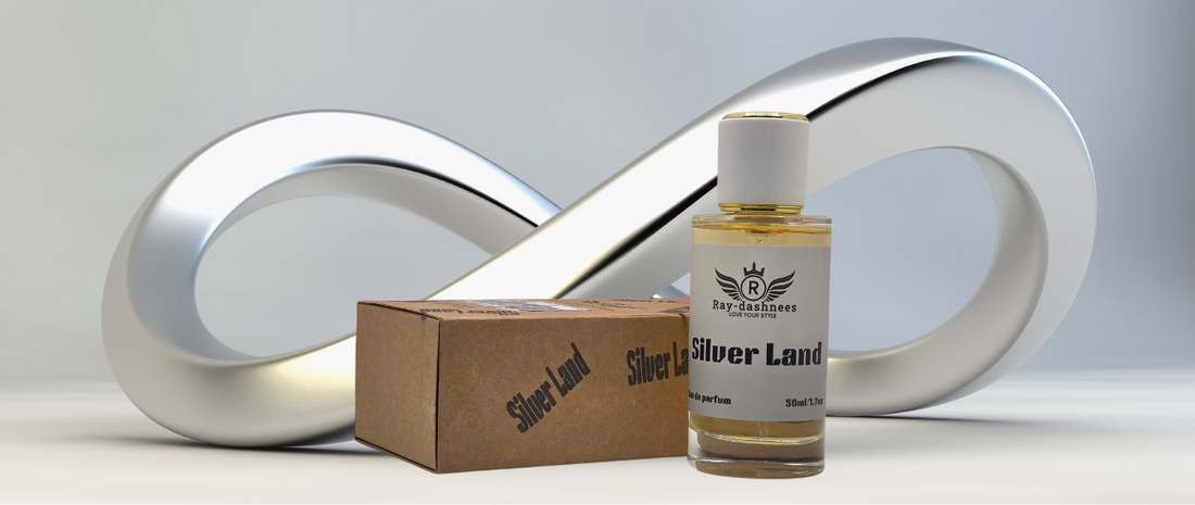 Unisex 50ml Silver Land by Ray-Dashnees, luxury Tobacco Vanille clone, long-lasting and refined perfume