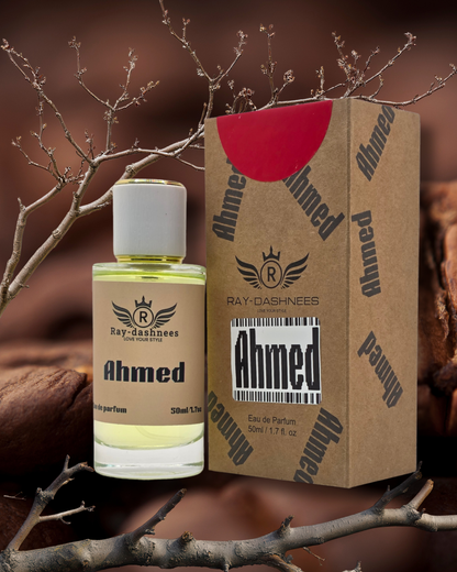 Ahmed by Ray-dashnees, niche Santal 33 clone for men and women, 50ml premium elegant perfume under $50, for men and women