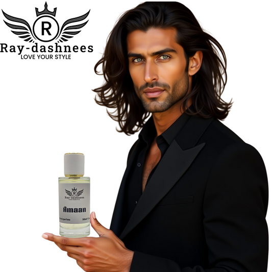 Amaan by Ray-Dashnees, 50ml men’s fragrance inspired by Creed Aventus, bold, elegant and long-lasting scent
