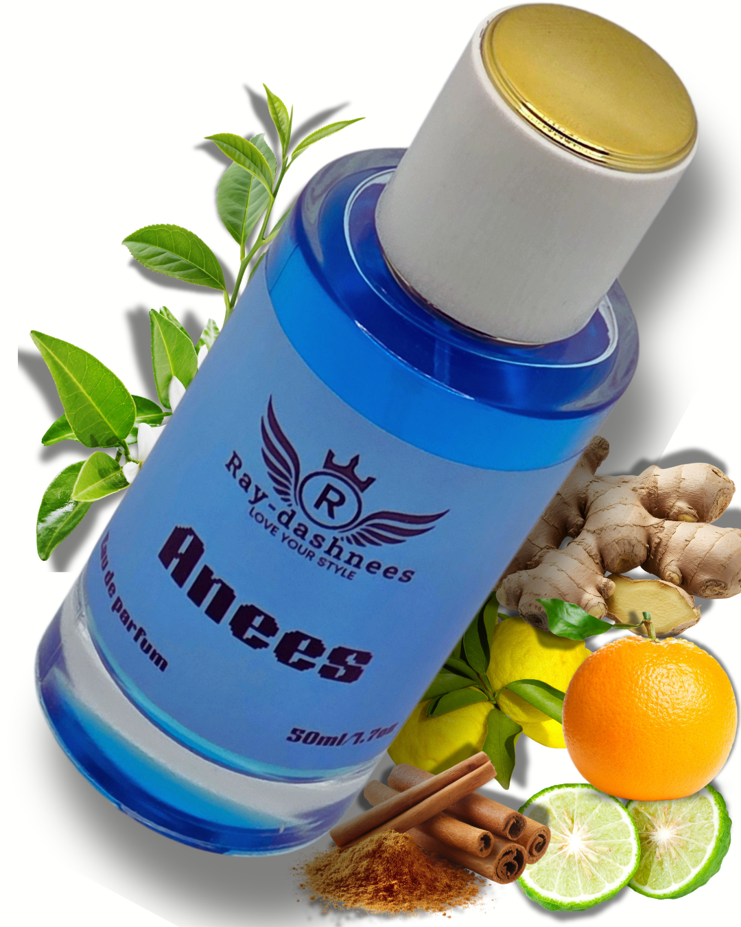 Anees by Ray-dashnees, 50ml men’s perfume inspired by Louis Vuitton Imagination, fresh and elegant scent