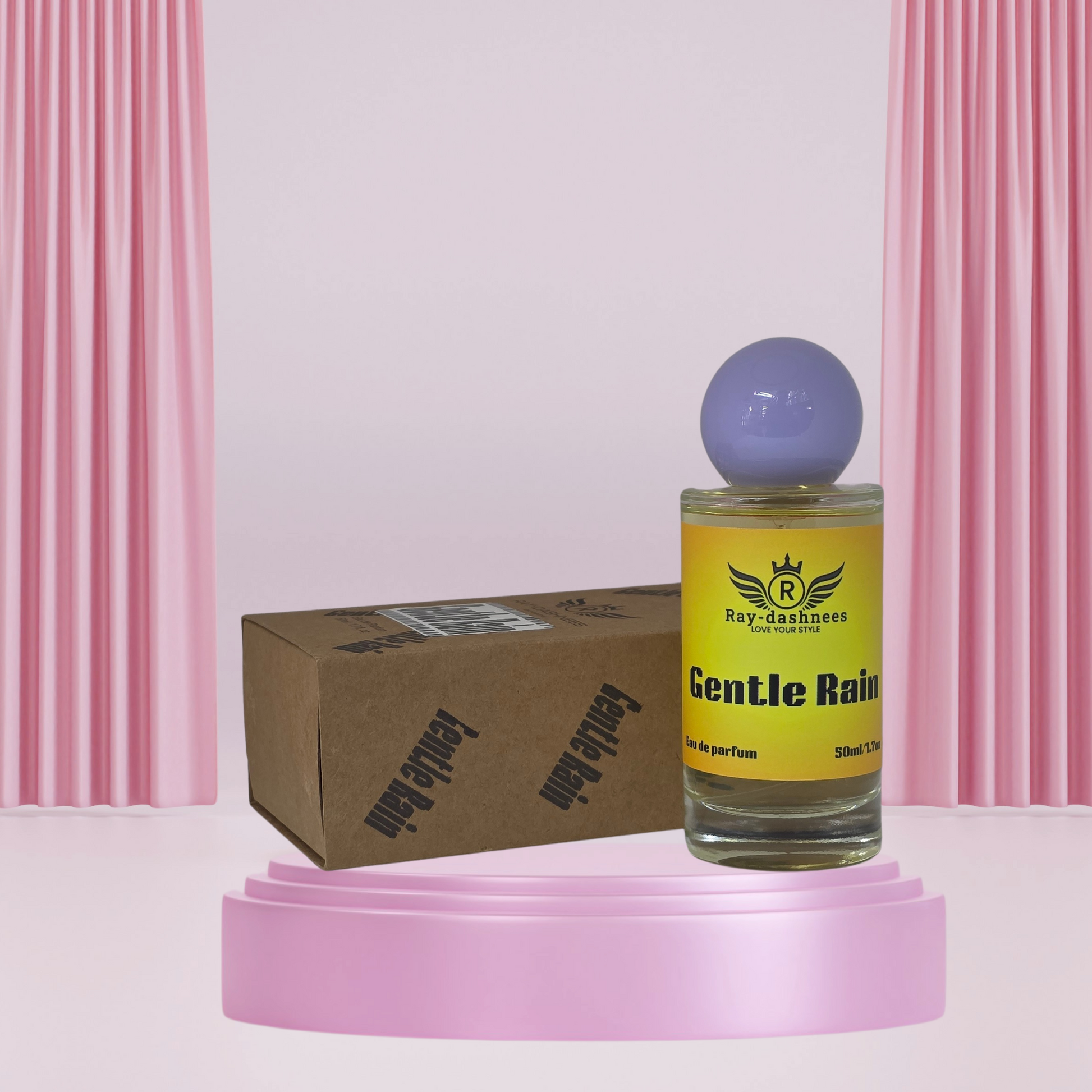 Gentle Rain 50ml women’s perfume by Ray-Dashnees, inspired by Coco Mademoiselle, classy and sophisticated
