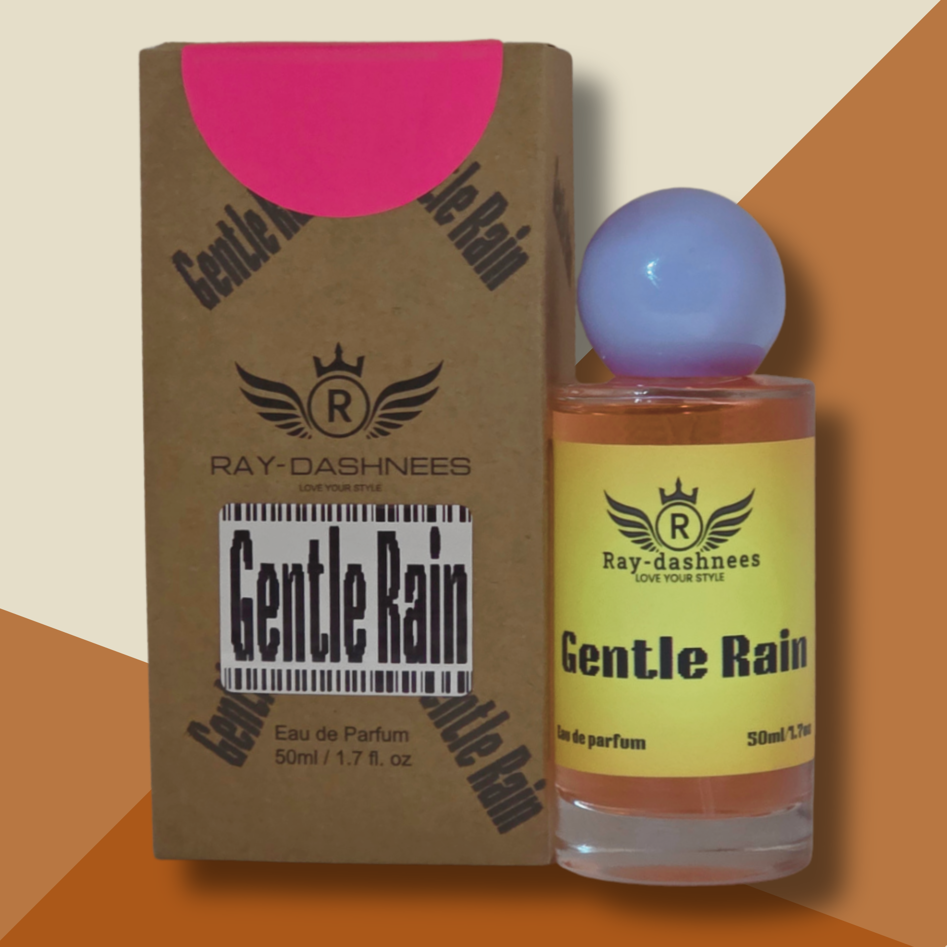 Gentle Rain 50ml women’s perfume by Ray-Dashnees, inspired by Coco Mademoiselle, classy and sophisticated