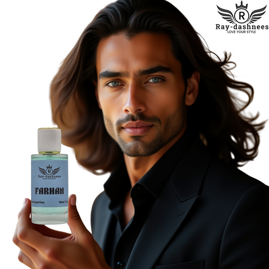 Farhan by Ray-Dashnees 50ml men’s perfume inspired by Bleu de Chanel Parfum – elegant luxury fragrance
