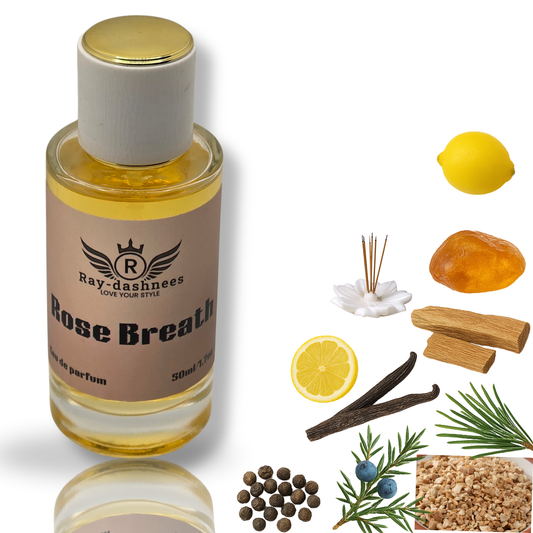 Ray-Dashnees RoseBreath, Gypsy Water dupe, 50ml luxury unisex fragrance, light and sophisticated aroma