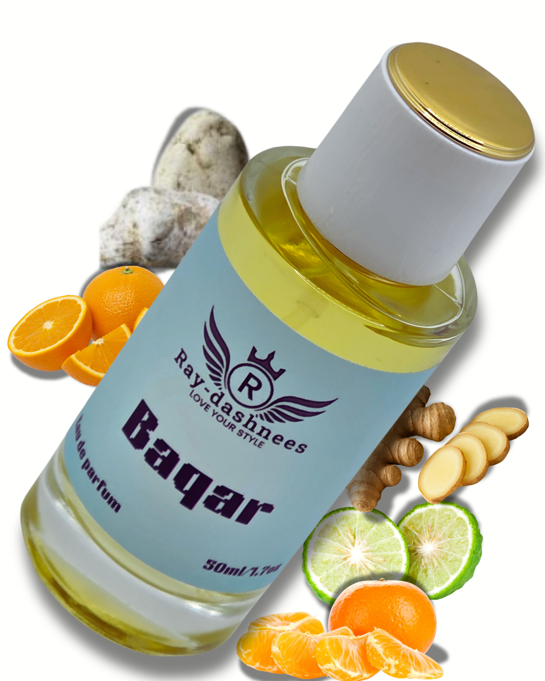Baqar perfume Unisex 50ml by Ray-dashnees, dupe of LV Afternoon Swim , luxury, crisp and long-lasting perfume.