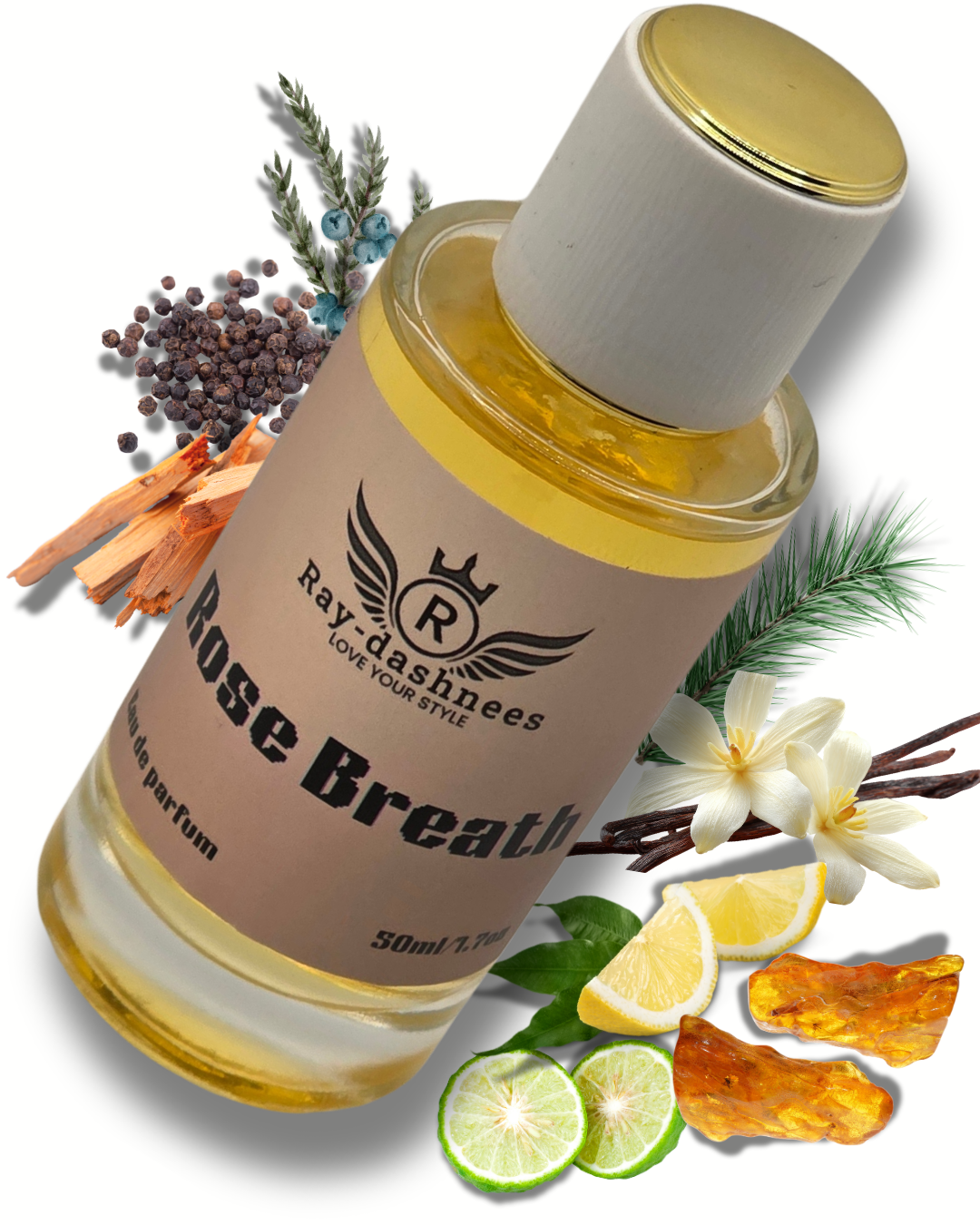 Ray-dashnees RoseBreath, Gypsy Water dupe, 50ml luxury unisex fragrance, light and sophisticated aroma