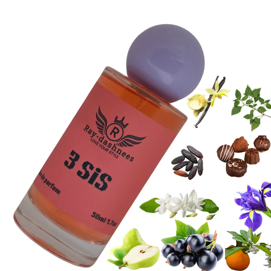 Ray-Dashnees 3 SiS perfume, La Vie Est Belle dupe, 50ml chic and romantic scent for women