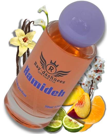Hamideh perfume for women 50ml Eau de Parfum by Ray-dashnees dupe of Valaya Lily-of-the-Valley, Petalia, Orange Blossom, Vetiver, Mahonia