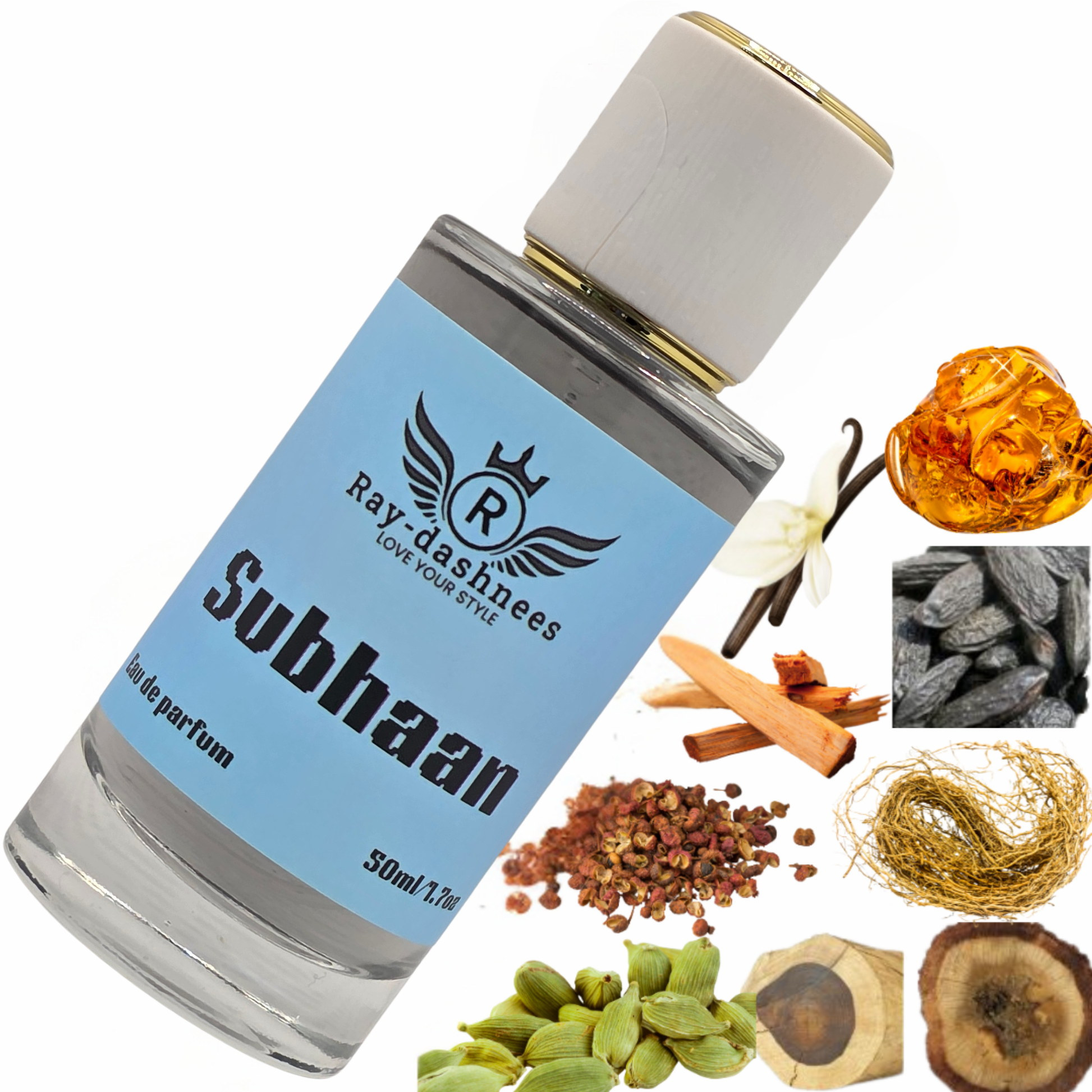Ray-Dashnees Subhaan, Tom Ford Oud Wood dupe, 50ml unisex fragrance, luxury and timeless perfume