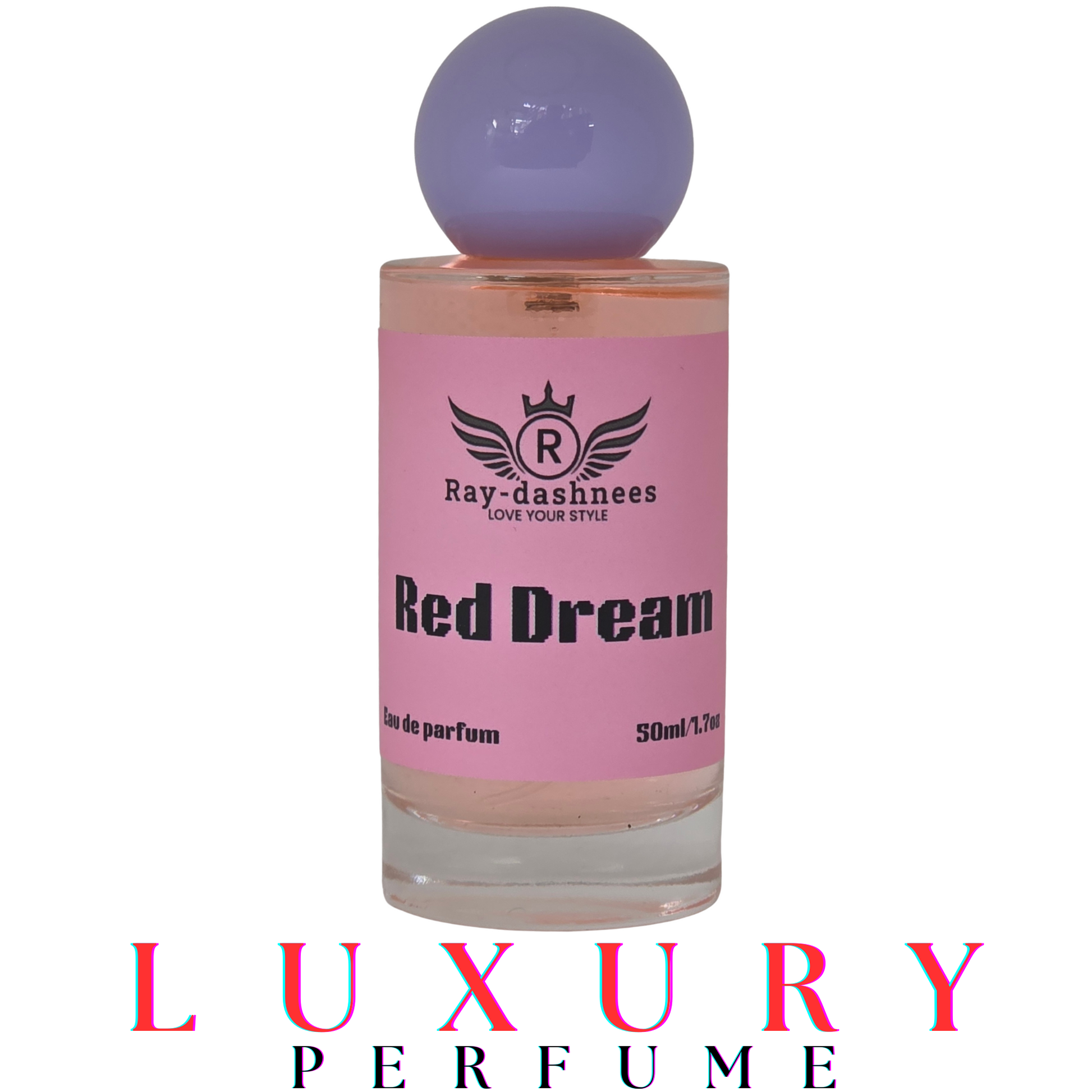 Ray-Dashnees Red Dream, Born in Roma dupe, 50ml luxury women’s fragrance, romantic and long-lasting aroma