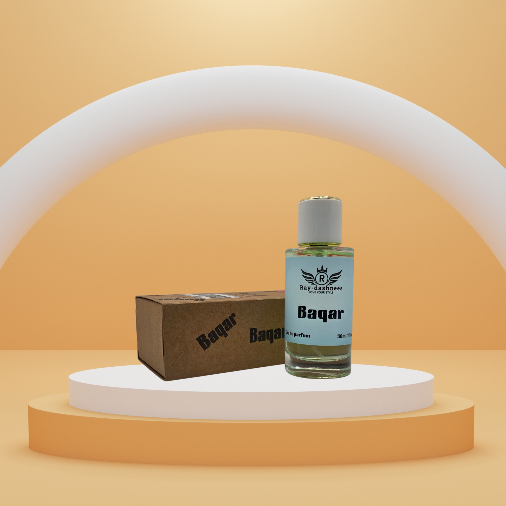 Baqar 50ml unisex by Ray-Dashnees, inspired by LV Afternoon Swim, vibrant and refreshing citrus perfume