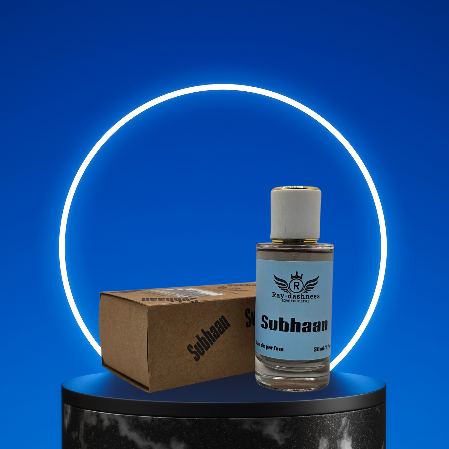 Ray-Dashnees Subhaan perfume, 50ml, Oud Wood clone, elegant and lasting unisex fragrance"