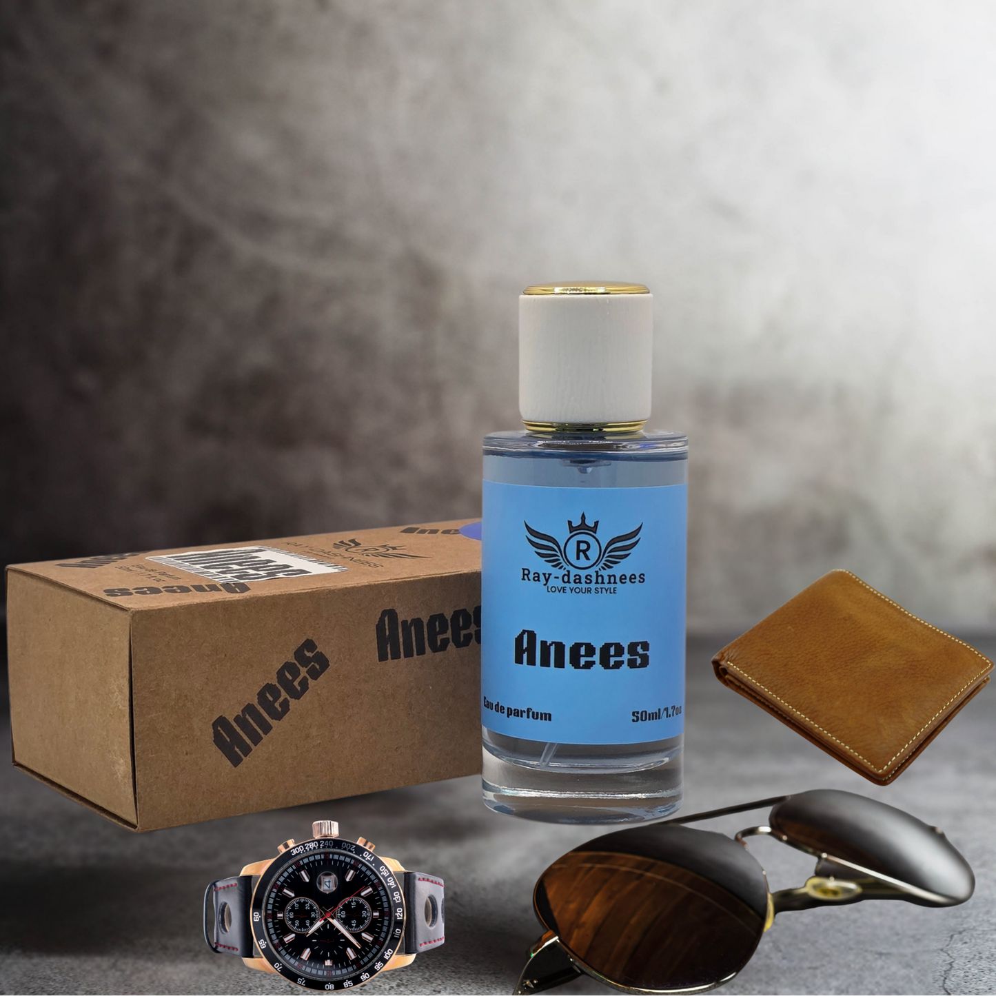 Ray-Dashnees Anees, Imagination dupe, 50ml luxury men’s fragrance, bold and long-lasting cologne