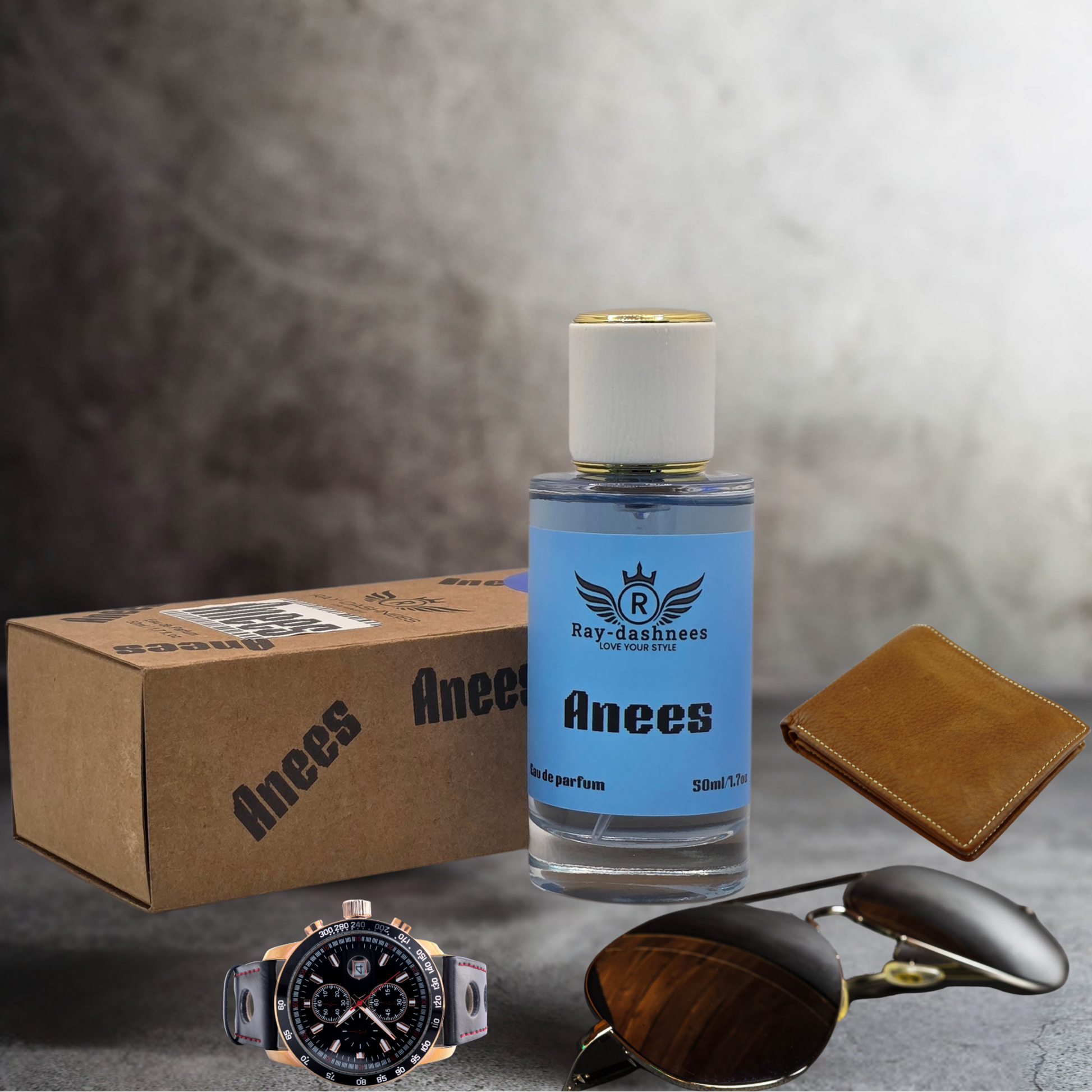 Ray-Dashnees Anees, Imagination dupe, 50ml luxury men’s fragrance, bold and long-lasting cologne