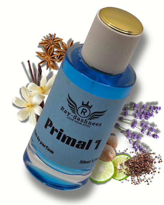 Primal1 perfume by Ray-dashnees - 50ml men’s perfume inspired by Sauvage eau de parfum - bold, elegant and long-lasting cologne