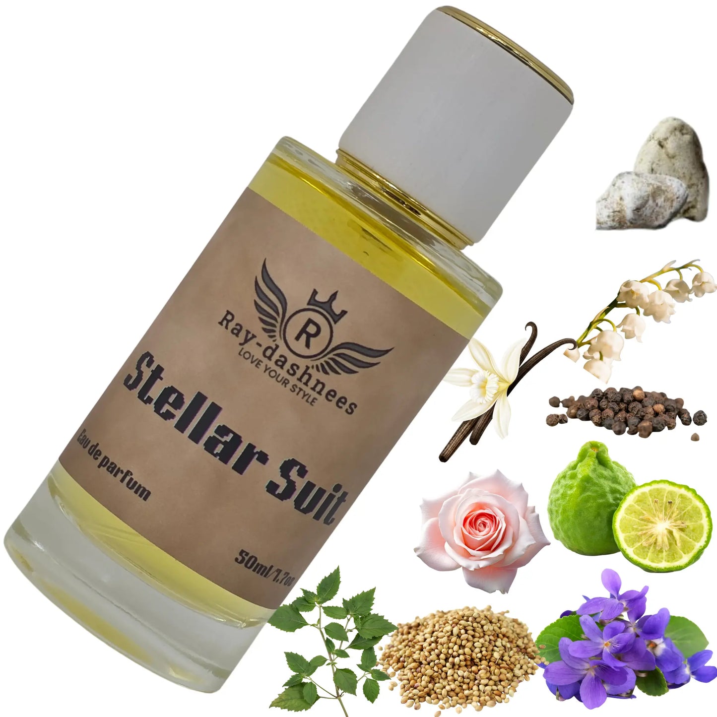 Stellar Suit by Ray-Dashnees, 50ml unisex perfume inspired by YSL Tuxedo, bold and elegant fragrance