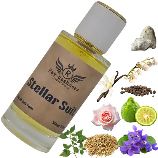 Stellar Suit by Ray-Dashnees, 50ml unisex perfume inspired by YSL Tuxedo, bold and elegant fragrance