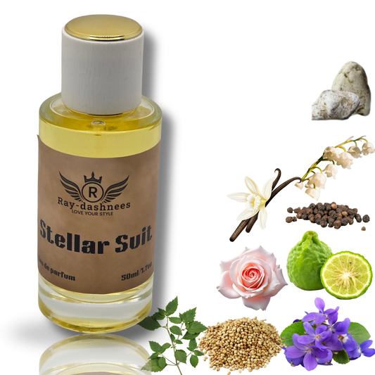 Stellar Suit by Ray-Dashnees, 50ml unisex perfume inspired by YSL Tuxedo, bold and elegant fragrance