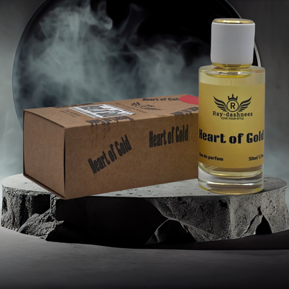 Heart of Gold 50ml unisex by Ray-Dashnees, inspired by Creed Silver Mountain Water, cool and refined perfume