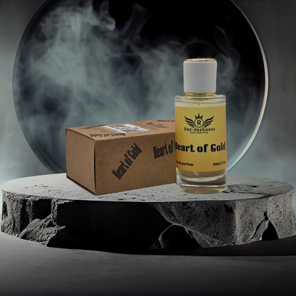 Heart of Gold 50ml unisex by Ray-Dashnees, inspired by Creed Silver Mountain Water, cool and refined perfume