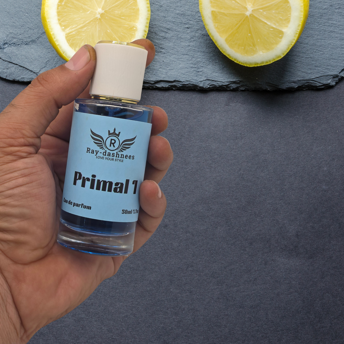 Primal1 men’s 50ml by Ray-Dashnees, inspired by Sauvage EDP, powerful, elegant and premium cologne
