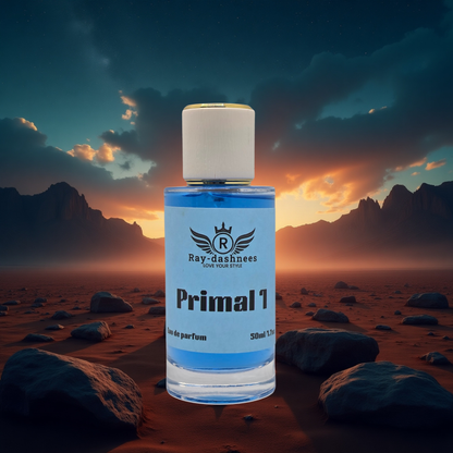 Men’s 50ml Primal1 by Ray-Dashnees, premium Sauvage EDP dupe, fresh and elegant cologne